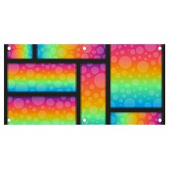 Background Colorful Abstract Banner And Sign 4  X 2  by Wegoenart