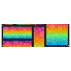 Background Colorful Abstract Banner And Sign 12  X 4  by Wegoenart