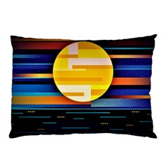 Background Abstract Horizon Pillow Case by Wegoenart