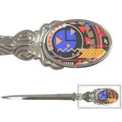 Background Abstract Colors Shapes Letter Opener by Wegoenart