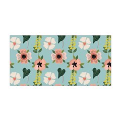 Flower White Pattern Floral Yoga Headband by Wegoenart