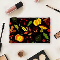 Pumpkin Fall Autumn Pattern Cosmetic Bag (medium) by Wegoenart