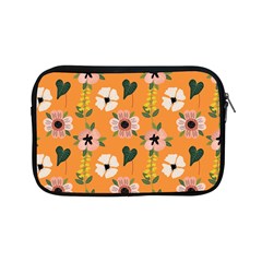 Flower White Pattern Floral Apple Ipad Mini Zipper Cases by Wegoenart