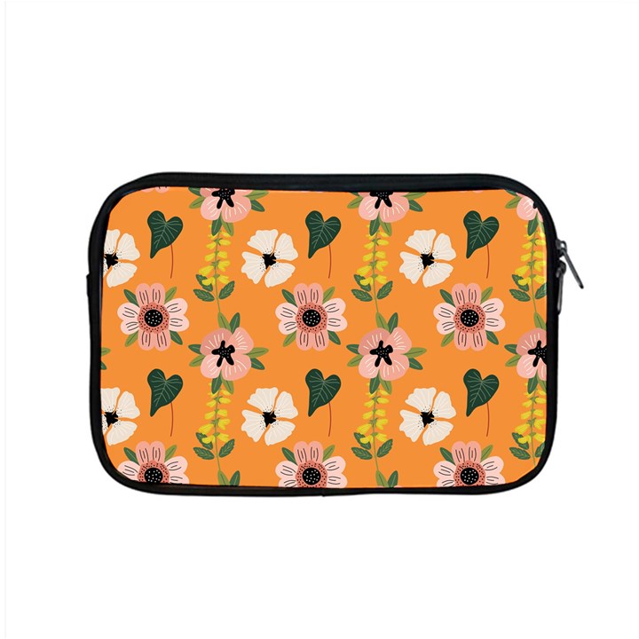 Flower White Pattern Floral Apple MacBook Pro 15  Zipper Case