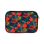 Leaves Pattern Wallpaper Seamless Apple iPad Mini Zipper Cases Front