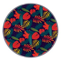 Leaves Pattern Wallpaper Seamless Wireless Charger by Wegoenart