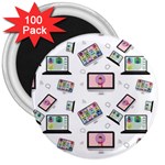 Computer Technology Communication 3  Magnets (100 pack) Front