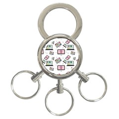 Computer Technology Communication 3-ring Key Chain by Wegoenart