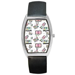 Computer Technology Communication Barrel Style Metal Watch by Wegoenart