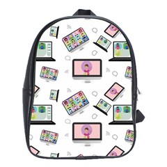 Computer Technology Communication School Bag (xl) by Wegoenart