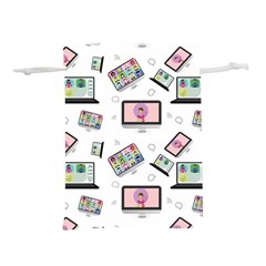 Computer Technology Communication Lightweight Drawstring Pouch (s) by Wegoenart