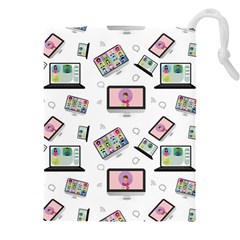 Computer Technology Communication Drawstring Pouch (4xl)