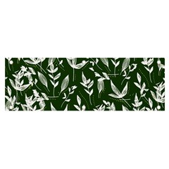 Leaves Pattern Wallpaper Watercolor Banner And Sign 6  X 2  by Wegoenart