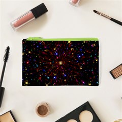 Abstract Background Star Wallpaper Cosmetic Bag (xs) by Wegoenart