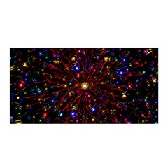 Abstract Background Star Wallpaper Satin Wrap 35  X 70  by Wegoenart