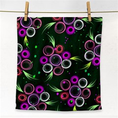 Floral Pattern Non Seamless Flower Face Towel by Wegoenart