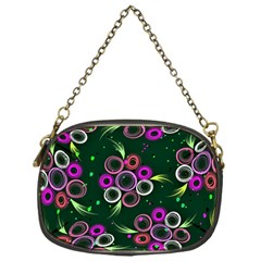 Floral Pattern Non Seamless Flower Chain Purse (One Side)