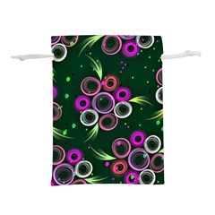 Floral Pattern Non Seamless Flower Lightweight Drawstring Pouch (s) by Wegoenart