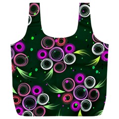 Floral Pattern Non Seamless Flower Full Print Recycle Bag (XXL)