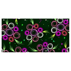 Floral Pattern Non Seamless Flower Banner And Sign 8  X 4  by Wegoenart