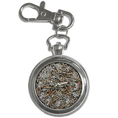 Screws Scrap Metal Rusted Screw Art Key Chain Watches