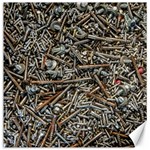 Screws Scrap Metal Rusted Screw Art Canvas 20  x 20  19 x19.27  Canvas - 1