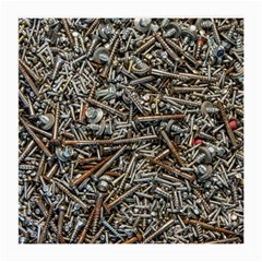 Screws Scrap Metal Rusted Screw Art Medium Glasses Cloth (2 Sides)