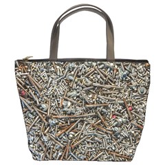 Screws Scrap Metal Rusted Screw Art Bucket Bag