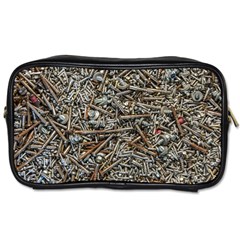 Screws Scrap Metal Rusted Screw Art Toiletries Bag (One Side)