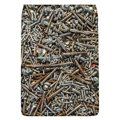 Screws Scrap Metal Rusted Screw Art Removable Flap Cover (L)