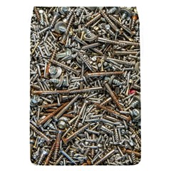 Screws Scrap Metal Rusted Screw Art Removable Flap Cover (S)