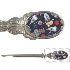 Hand-drawn-pattern-space-elements-collection Letter Opener by Jancukart