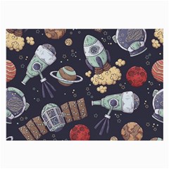 Hand-drawn-pattern-space-elements-collection Large Glasses Cloth (2 Sides)