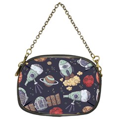 Hand-drawn-pattern-space-elements-collection Chain Purse (one Side)