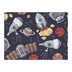 Hand-drawn-pattern-space-elements-collection Double Sided Flano Blanket (mini) 