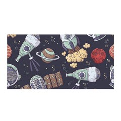 Hand-drawn-pattern-space-elements-collection Satin Wrap 35  X 70 