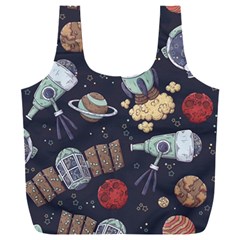 Hand-drawn-pattern-space-elements-collection Full Print Recycle Bag (xxxl)