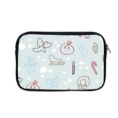 Winter Pattern Background Element Apple Macbook Pro 13  Zipper Case by Ravend