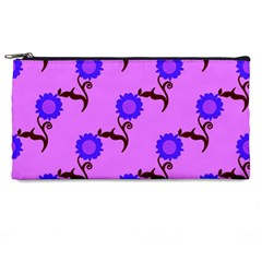 Illustration Flower Floral Design Pattern Pencil Case by Ravend