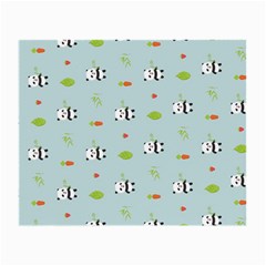 Background Pattern Panda Bamboo Small Glasses Cloth by Ravend