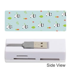 Background Pattern Panda Bamboo Memory Card Reader (stick) by Ravend