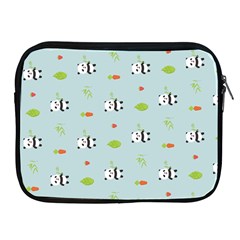 Background Pattern Panda Bamboo Apple Ipad 2/3/4 Zipper Cases by Ravend