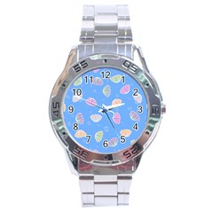 Seashell Clam Pattern Art Design Stainless Steel Analogue Watch by Ravend