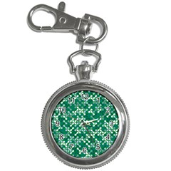 Patterns Fabric Design Surface Key Chain Watches by Ravend