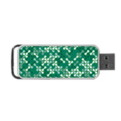 Patterns Fabric Design Surface Portable Usb Flash (one Side) by Ravend