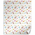 Easter Bunny Pattern Hare Canvas 11  x 14  10.95 x13.48  Canvas - 1