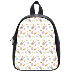 Easter Bunny Pattern Hare School Bag (small) by Ravend