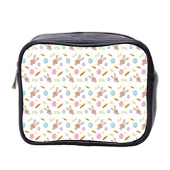 Easter Bunny Pattern Hare Mini Toiletries Bag (two Sides) by Ravend