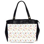 Easter Bunny Pattern Hare Oversize Office Handbag (2 Sides) Front