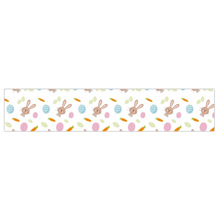 Easter Bunny Pattern Hare Small Flano Scarf